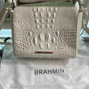 Brahmin croc embossed bag